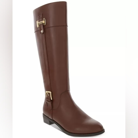Karen Scott Deliee Cognac Riding Boots - Picture 2 of 16